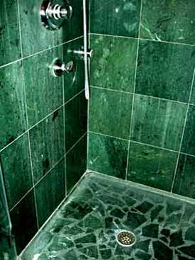 customized glass tile shower