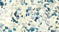 Terrazzo and Teal Glass